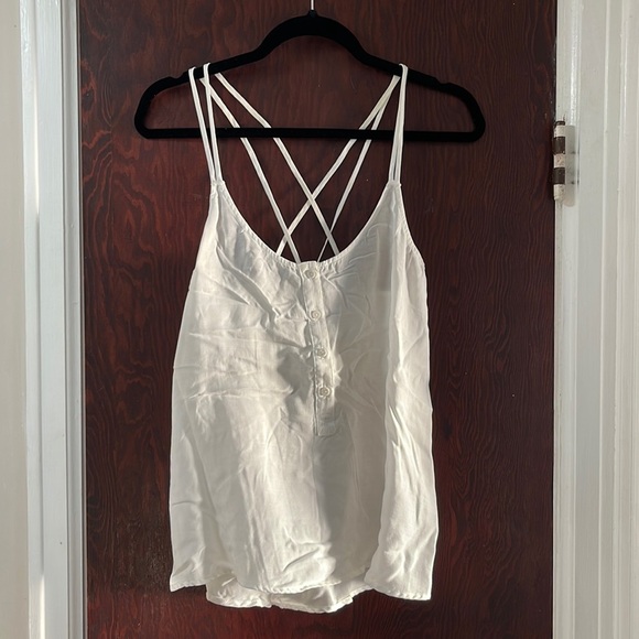 Cloth & stone white tank top - Picture 1 of 4